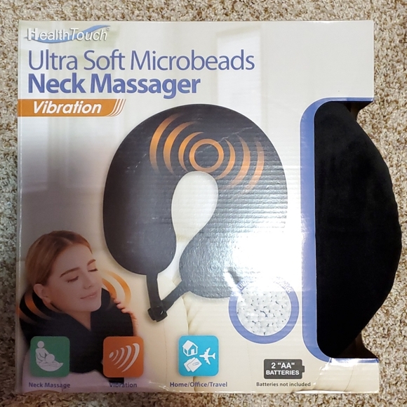 HealthTouch Microbeads Neck Massager Vibrating - Picture 1 of 1
